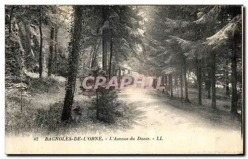 Ansichtskarte AK Bagnoles De L Orne L Avenue du Dante