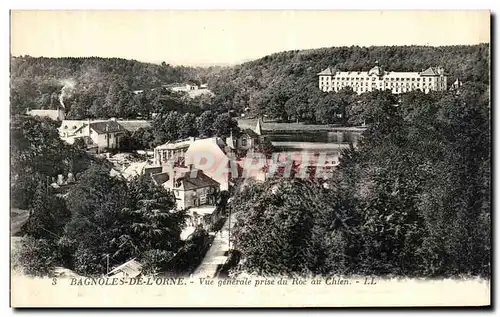 Cartes postales Bagnoles De L Orne Vue Generale prise du Roc au Chien