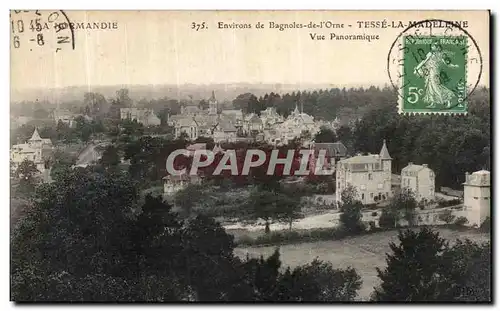 Cartes postales Bagnoles De L Orne Route Tesse la Madeleine Vue panoramique