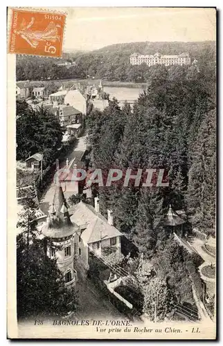 Cartes postales Bagnoles De L Orne Vue prise du rocher au chien