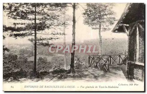 Cartes postales Bagnoles De L Orne Vue Generale de Tesse la Madeleine