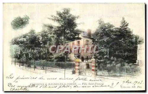 Cartes postales Bagnoles De L Orne Villa Saint Francois