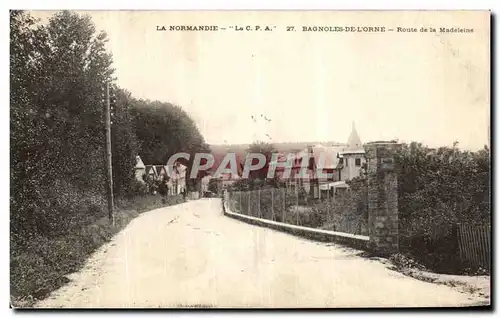 Cartes postales Bagnoles De L Orne Route de la Madeleine