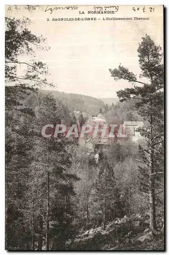 Cartes postales Bagnoles De L Orne L Etablissement thermal
