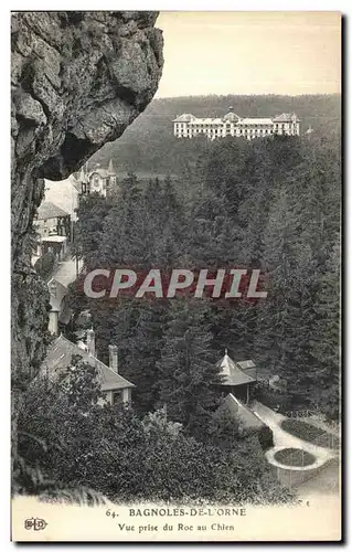 Cartes postales Bagnoles De L Orne Vue Prise du Roc Au Chien