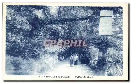 Cartes postales Bagnoles De L Orne L Allee du Dante