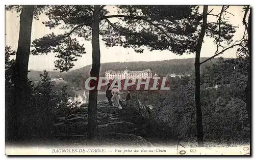 Cartes postales Bagnoles De L Orne Vue Prise du Roc au Chien