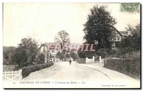Cartes postales Bagnoles De L Orne L Avenue des Bains