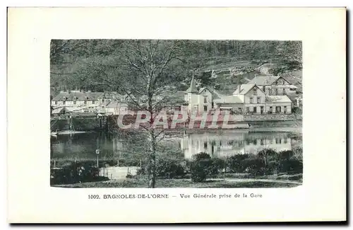 Cartes postales Bagnoles De L Orne Vue generale prise de la Gare
