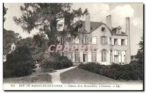 Cartes postales Environs de Bagnoles De L Orne Chateau de la Beruondiere a Couterne