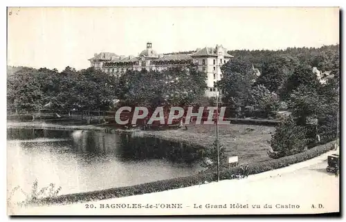 Cartes postales Bagnoles De L Orne Le Grand Hotel Vu du Casino