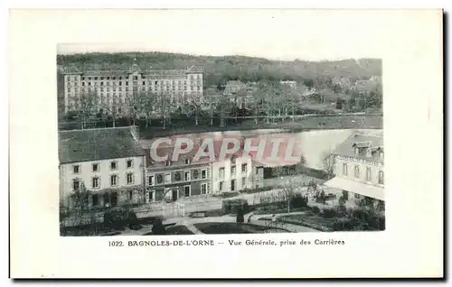 Cartes postales Bagnoles De L Orne Vue Generale prise des Carrieres