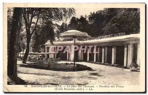 Cartes postales Bagnoles De L Orne Le Parc des Thermes Pavillon des Fleurs