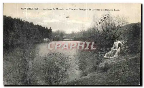 Ansichtskarte AK Montmerrey Envieons de Mortree L un des Etages et la Cascade de Blanche Lande