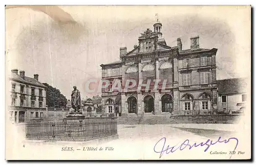 Cartes postales Sees L Hotel de Ville