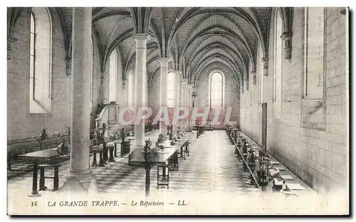 Cartes postales La Grande Trappe Le Refectoire