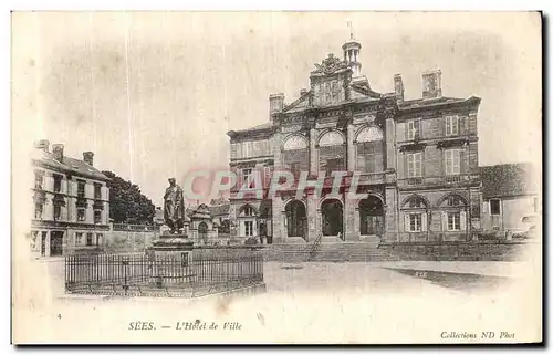 Cartes postales Sees L Hotel de Ville