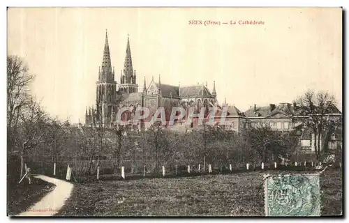 Cartes postales Sees La Cathedrale