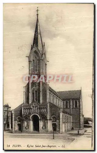 Ansichtskarte AK Flers Eglise Saint Jean Baptiste