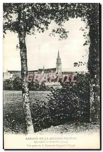 Cartes postales Soligny la Trappe Vue prise de la Route de Soligny