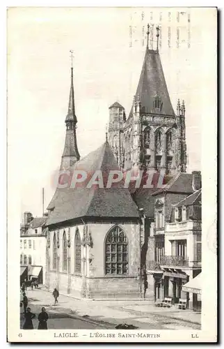 Ansichtskarte AK Laigle L Eglise Saint Martin