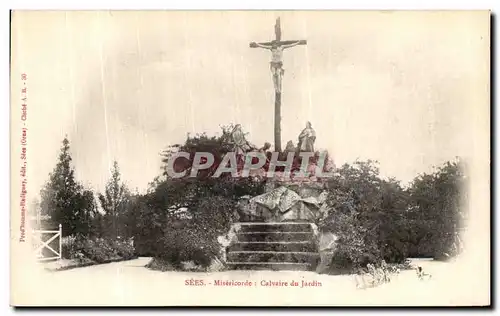 Cartes postales Sees Misericorde Calvaire du Jardin Christ
