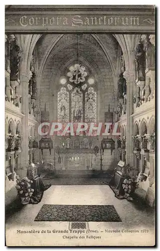 Cartes postales Monastere de la grande trappe Chapelle des reliques