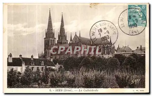 Cartes postales Sees La Cathedrale