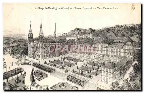 Cartes postales La Chapelle Montligeon Oeuvre Expiatoire Vue Panoramique