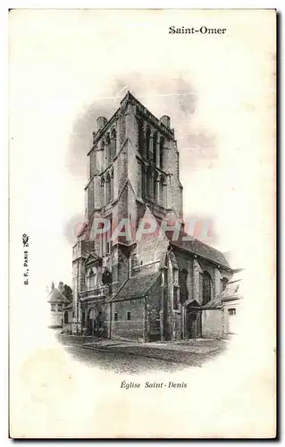 Cartes postales Saint Omer Eglise Saint Denis