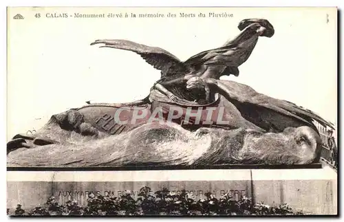 Ansichtskarte AK Calais Monument eleve a la Memoire des Morts du Pluviose
