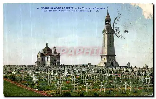 Cartes postales Notre Dame De Lorette La Tour et La Chapelle