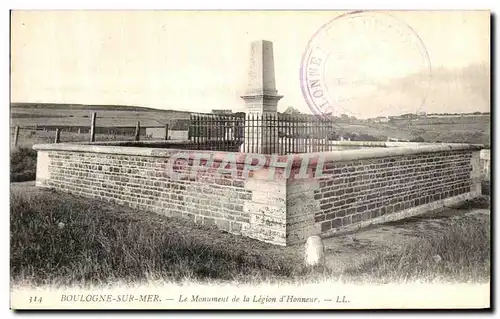 Cartes postales Boulogne Sur Mer Le Monument de la Legion d Honneur