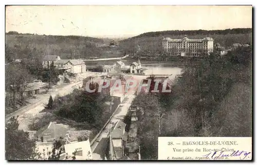 Cartes postales Bagnoles De L Orne Vue prise du Roc au Chien