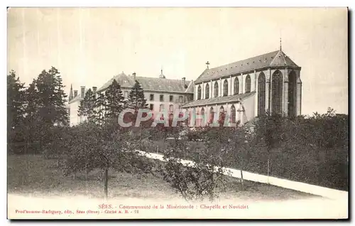 Ansichtskarte AK Sees Communaute de la Misericorde Chapelle et Noviciat