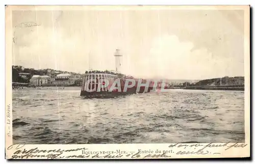 Cartes postales Boulogne Sur Mer Entree du Port