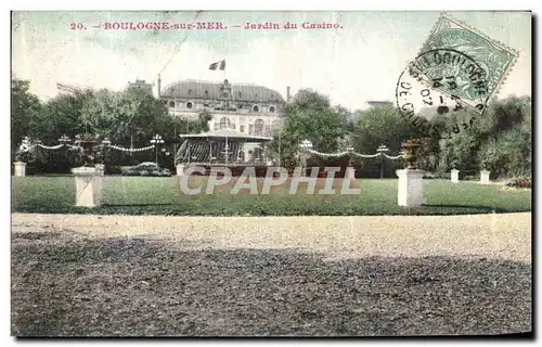 Cartes postales Boulogne Sur Mer Jardin du Casino