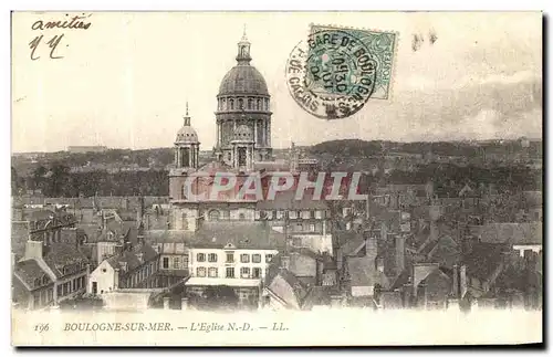 Cartes postales Boulogne Sur Mer L Eglise