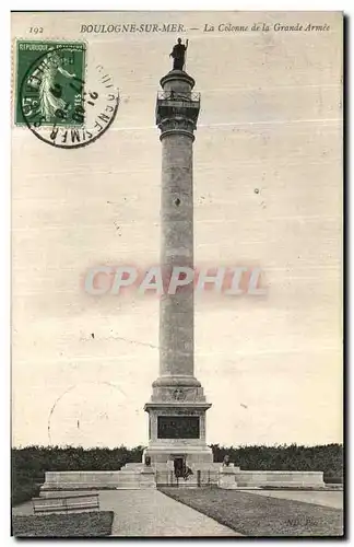 Cartes postales Boulogne Sur Mer La Colonne de la Grande Armee