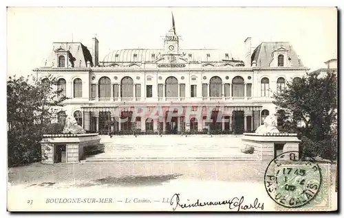 Cartes postales Boulogne sur Mer Le Casino