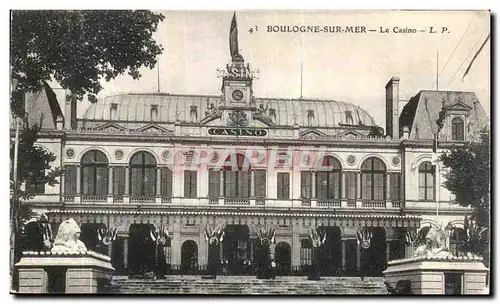 Ansichtskarte AK Boulogne sur Mer Le Casino Lion