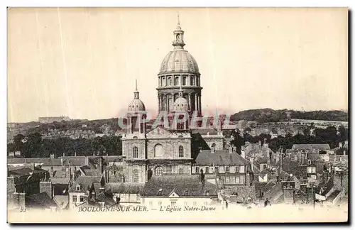 Ansichtskarte AK Boulogne sur Mer L Eglise Notre Dame