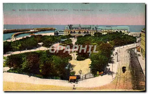 Cartes postales Boulogne sur Mer Le Casino Vue Generale