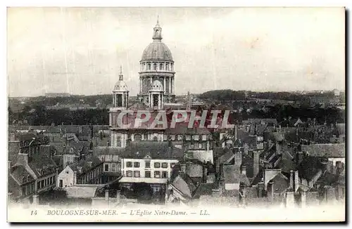 Ansichtskarte AK Boulogne sur Mer L Eglise Notre Dame