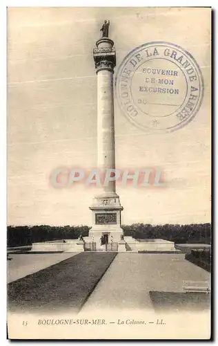 Cartes postales Boulogne sur Mer La Colonne