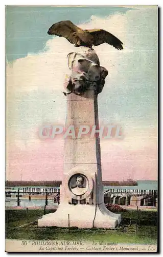 Cartes postales Boulogne sur Mer Le Monument du Capitaine Ferber