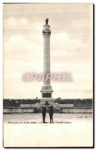 Ansichtskarte AK Boulogne sur Mer Colonne de la Grande Armee