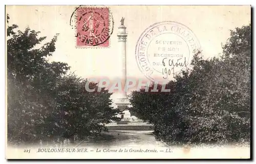 Cartes postales Boulogne Sur Mer La Colonne de la Grande Armee