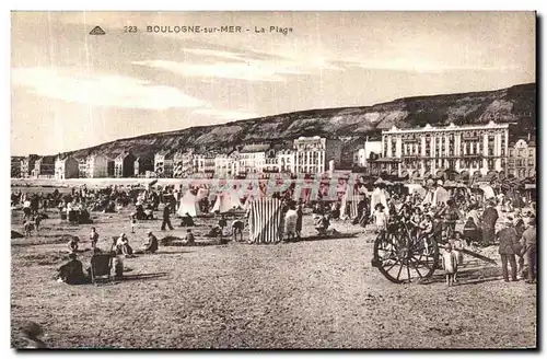 Cartes postales Boulogne Sur Mer La Plage