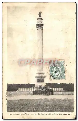 Cartes postales Boulogne Sur Mer La Colonne de la Grande Armee